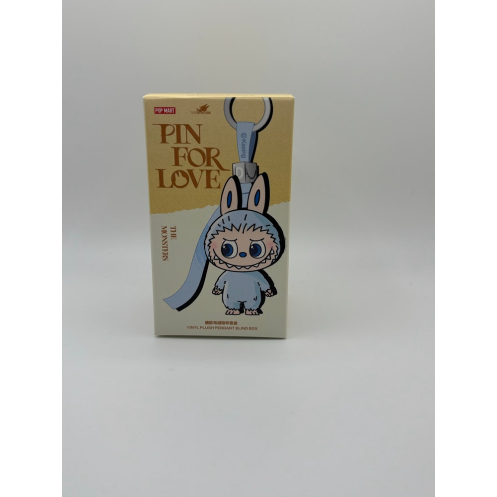 POP MART The Monsters Pin for Love Vinyl Plush Pendant Blind Box A-M